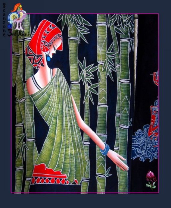 贵州扎染艺术简介,苗族蜡染艺术作品欣赏