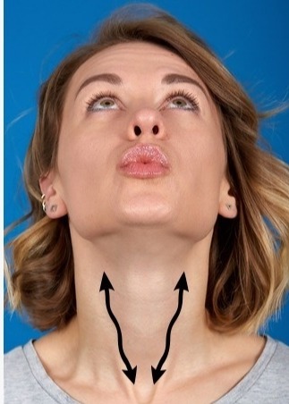 双下巴上有一坨肉向外凸,下巴多了一坨肉往前翘是太胖了吗