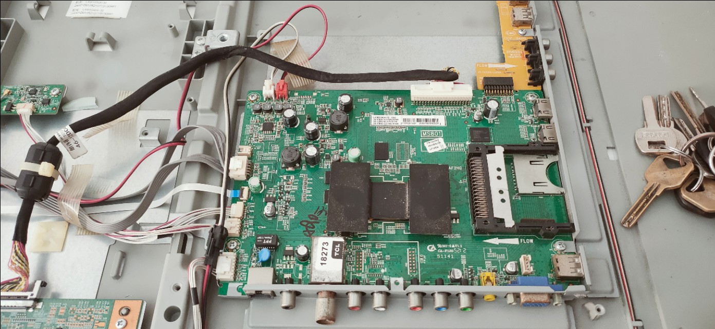 tcll55e5800a-ud电视拆卸步骤,tcl电视l50e5000a拆机图