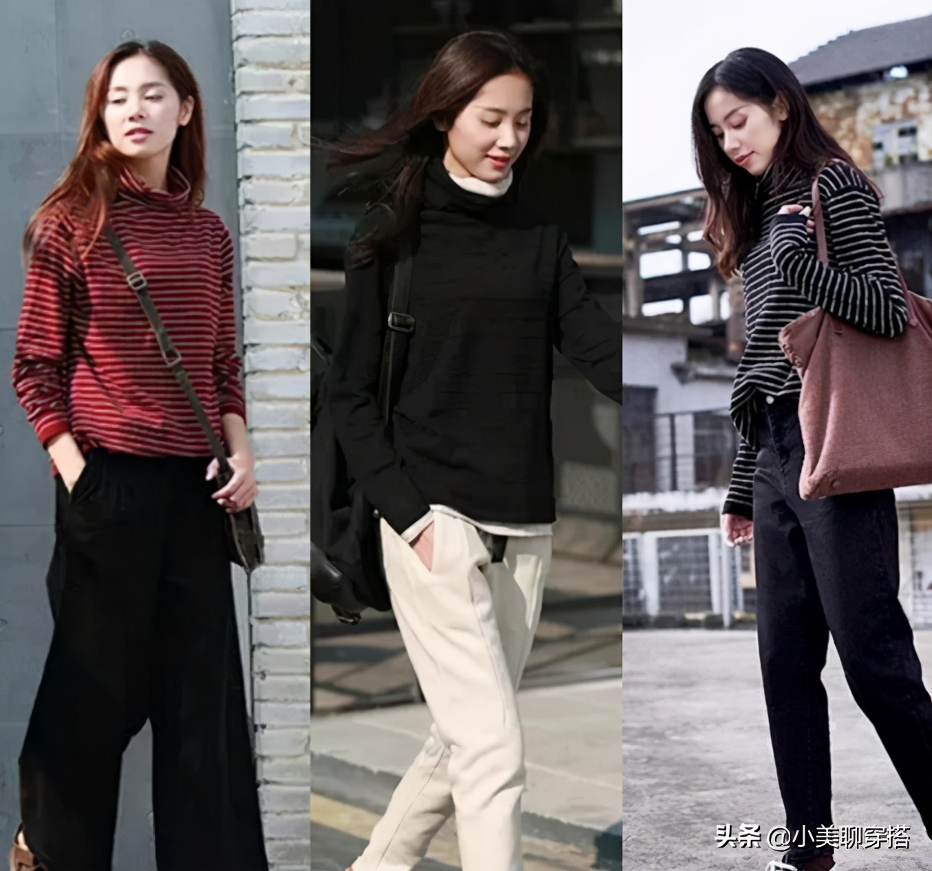 休闲随意慵懒风穿搭国潮风,穿来穿去还是纯色衣服最好