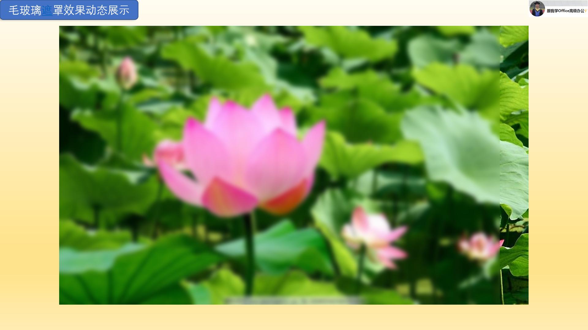 ppt如何做透明毛玻璃效果,ppt图片如何做遮罩效果