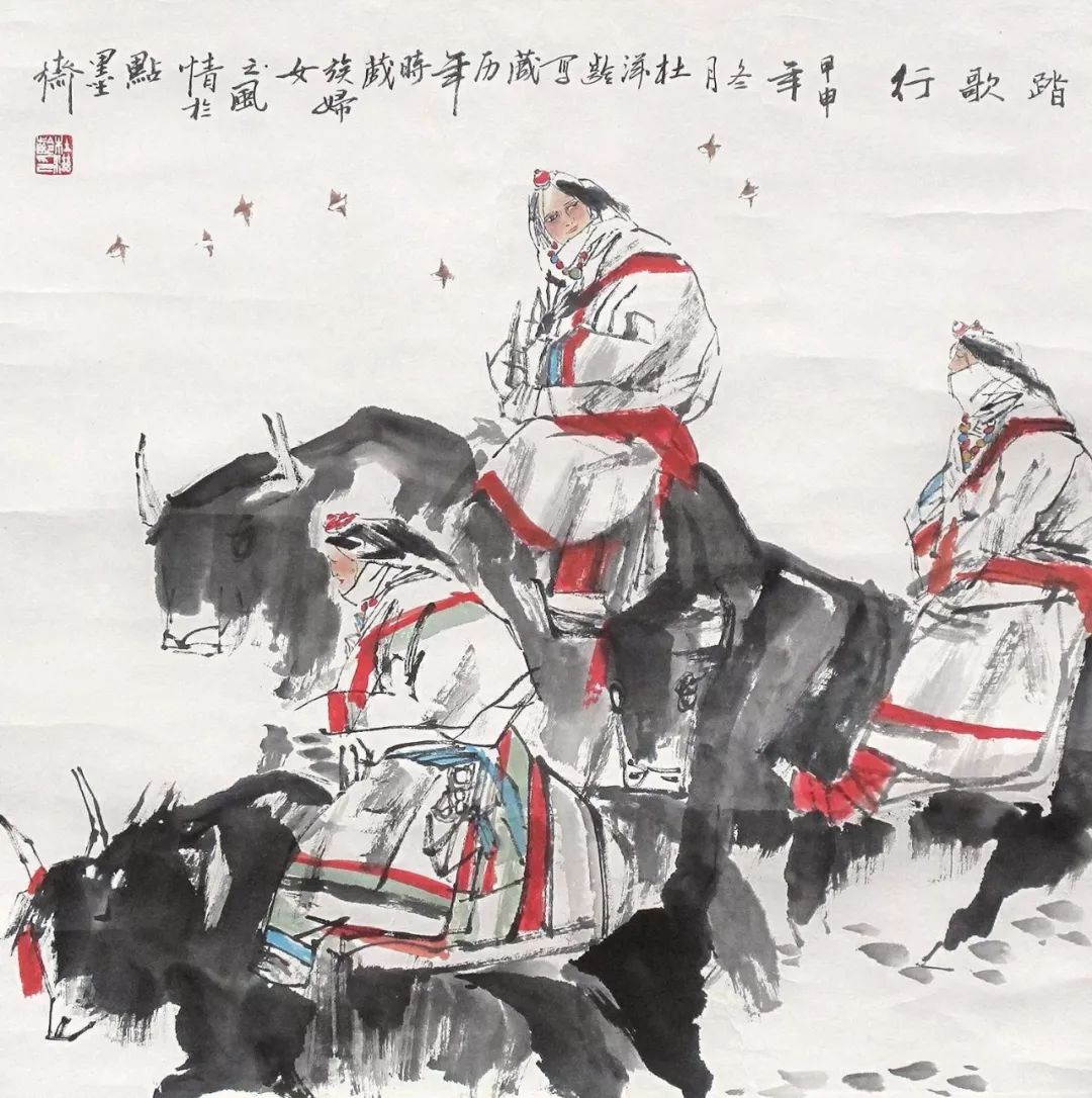 他从一个普通的美术编辑，到成就斐然的专业画家