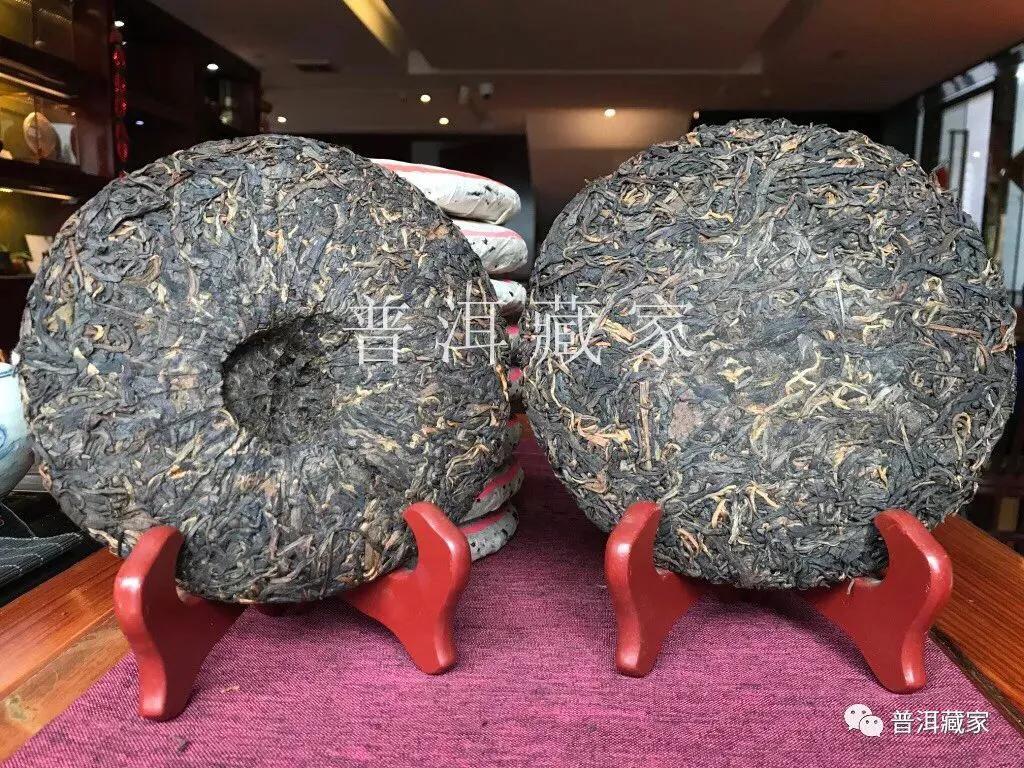 99大渡岗圆宝普洱生茶,99年十大标杆茶