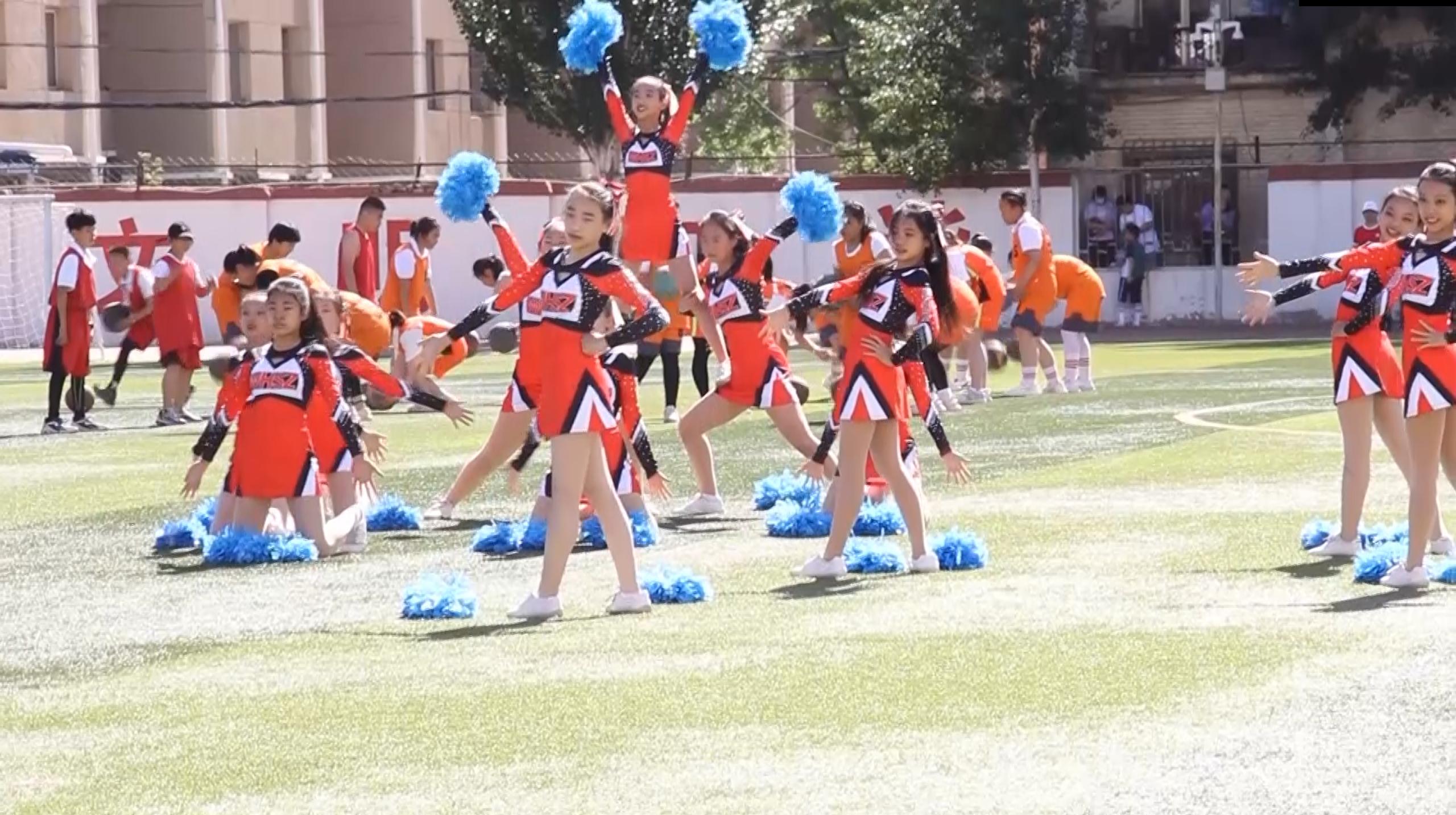 包头包钢实验一小运动会开幕式,包钢实验一小全员运动会