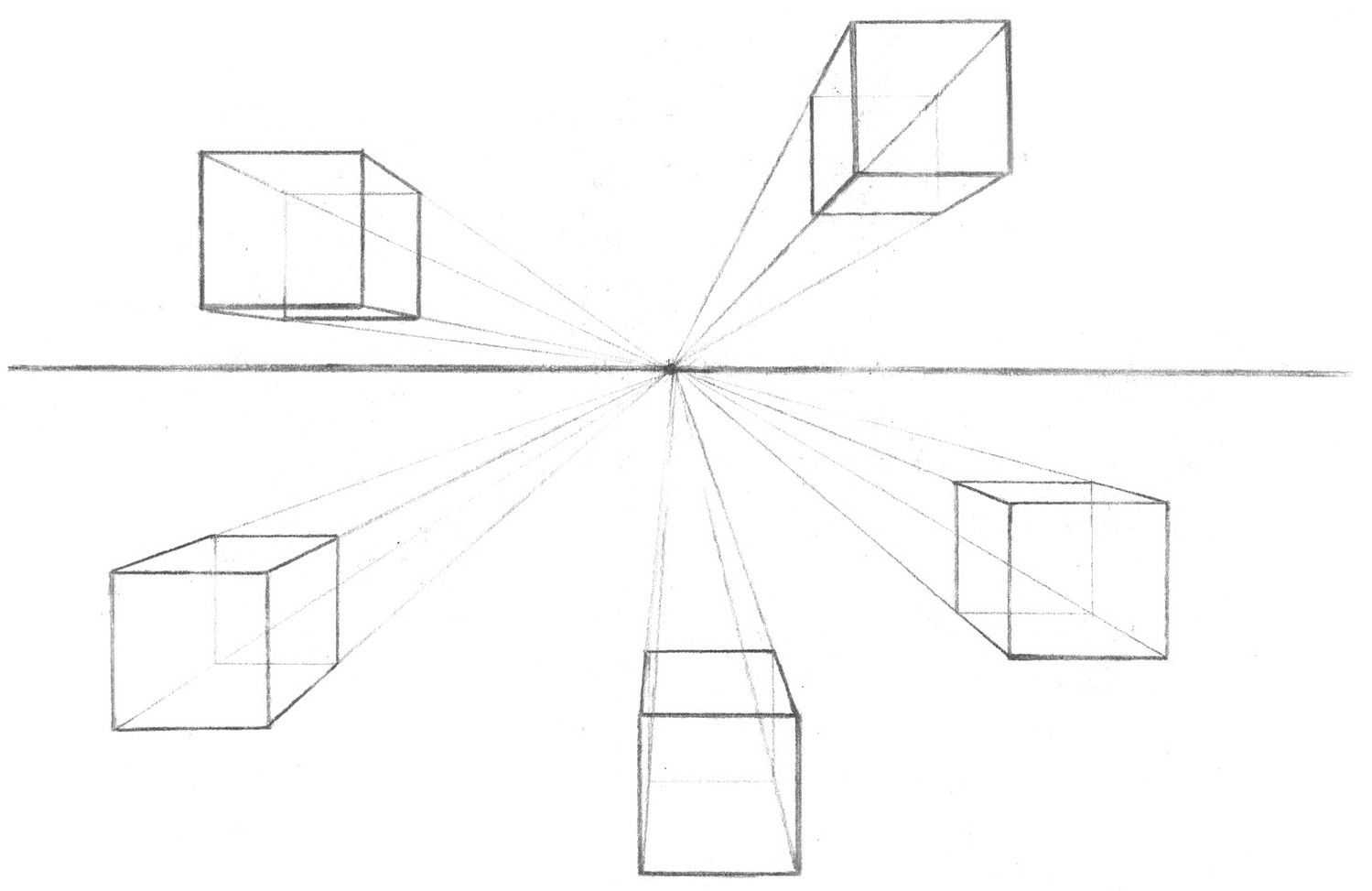 绘画透视原理：分步骤讲解透视原理，这是学画最基础的知识，收藏