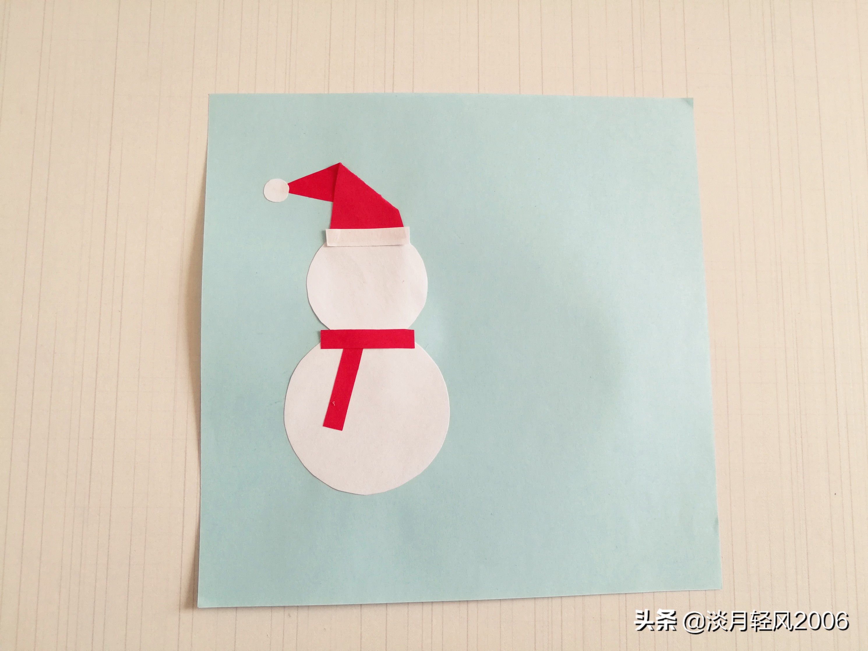 幼儿园创意手工新年贺卡简单一点,圣诞节幼儿手工贺卡制作