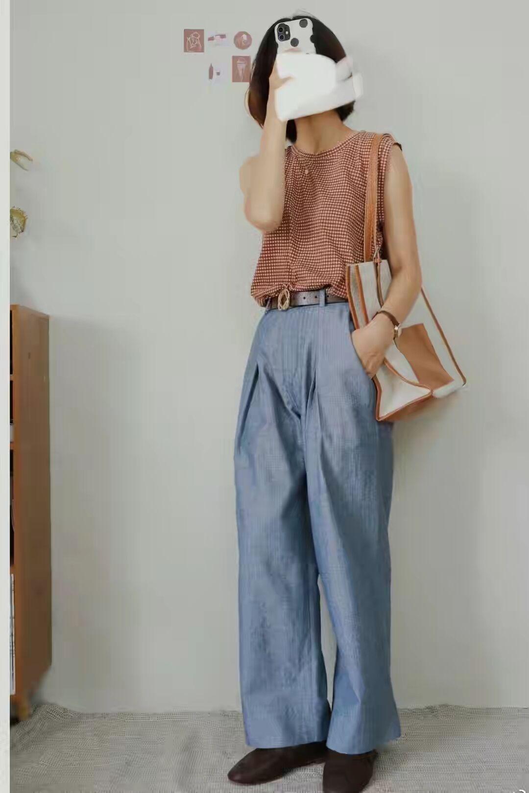 夏天小个子穿搭150显高,适合小个子穿的简约衣服穿搭