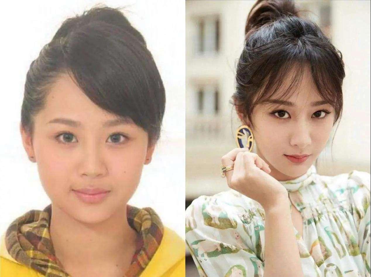 没整过容的女明星颜值对比,女星修图前后对比照