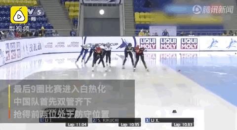 短道速滑1000米韩国两将摔出赛道,韩国短道速滑把队友推出赛道