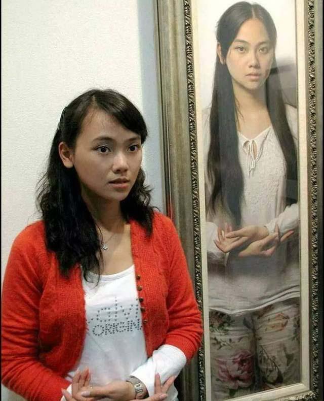 近视1000度油画,57岁近视1400度