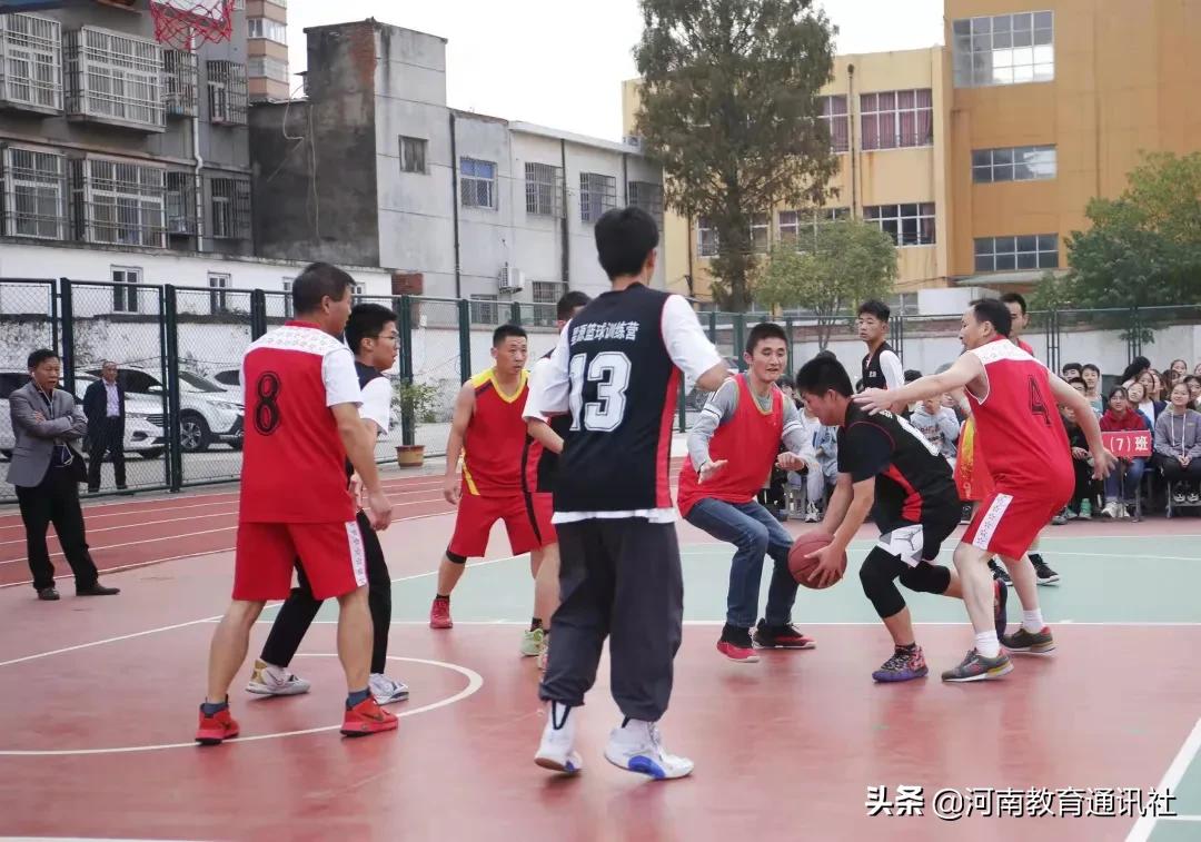 青春永不散场你我皆是少年！光山一中举行2021年师生篮球友谊赛