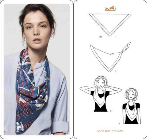 真美啊!爱马仕丝巾