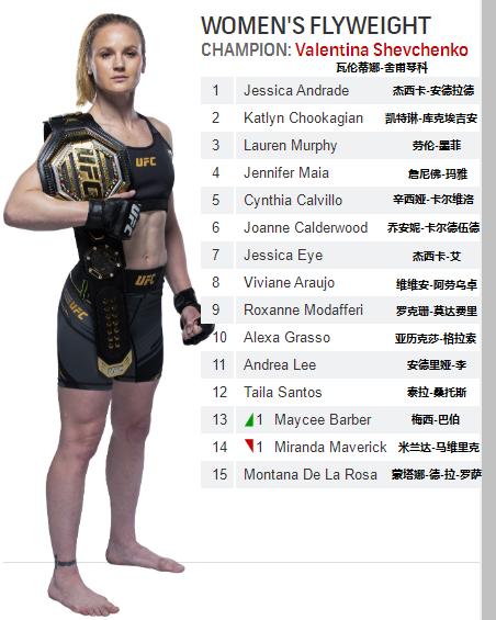 2021ufc重量级排名前十,ufc皱量级大力鼠排名