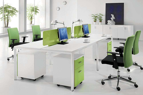 办公室屏风桌效果图,l型屏风办公桌缺点