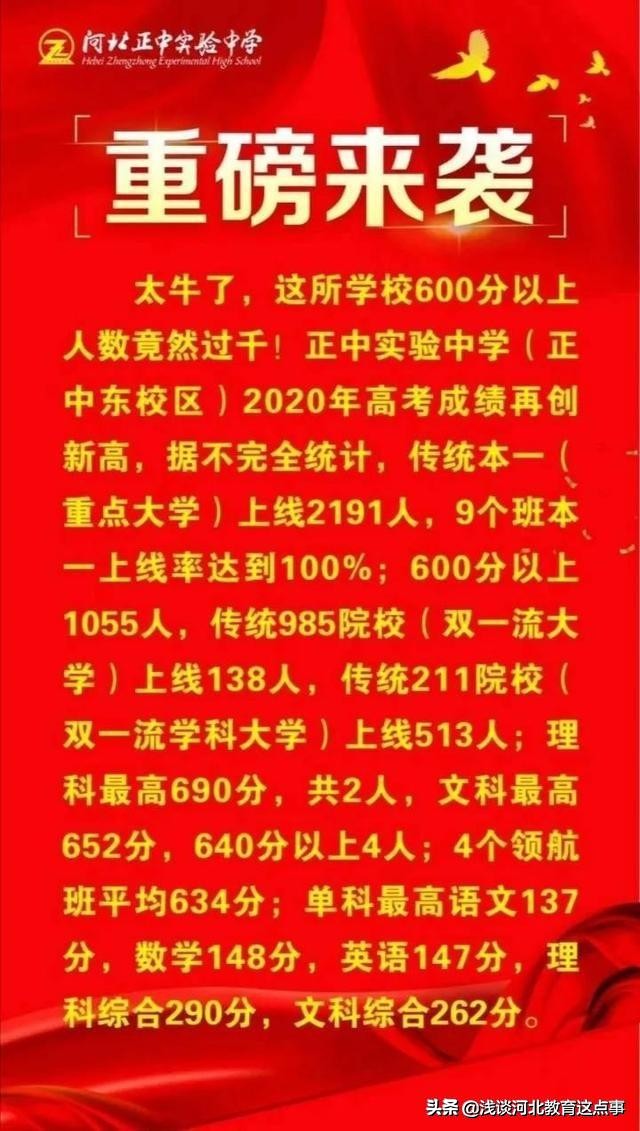 石家庄桥西区高中排名,石家庄高中最新前十名