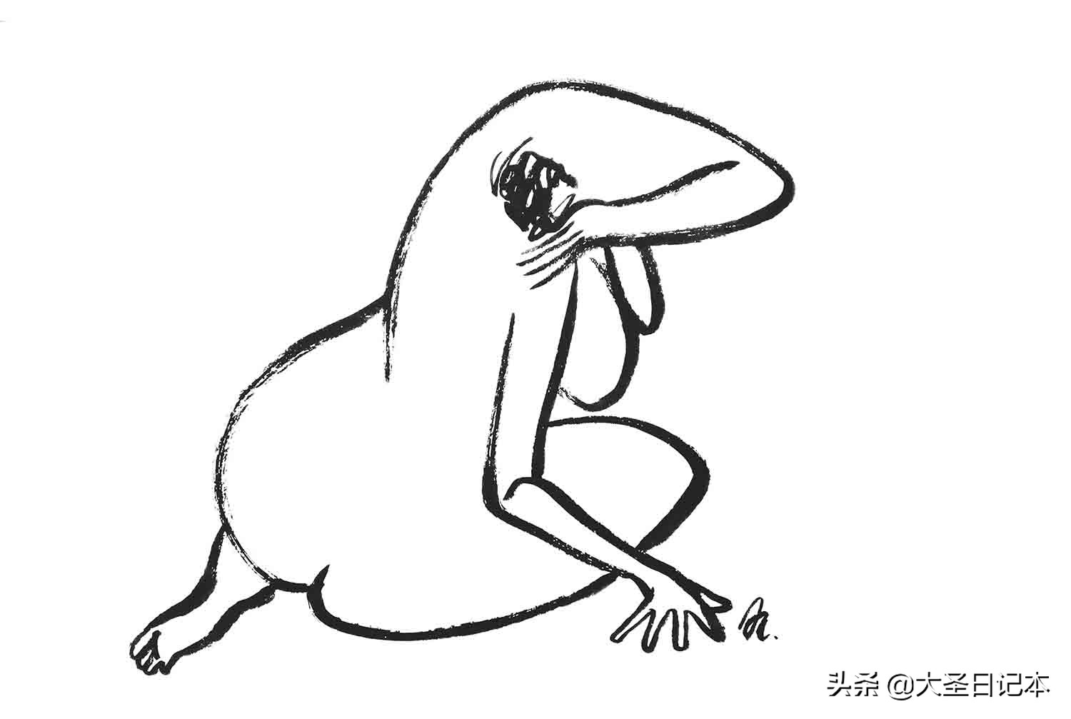 漫画现场临摹,人物写生漫画速写