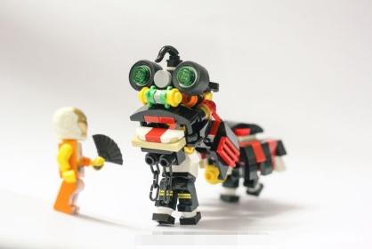 乐高大神洪子健发布自制舞狮套装，看完作品你愿意买单吗？