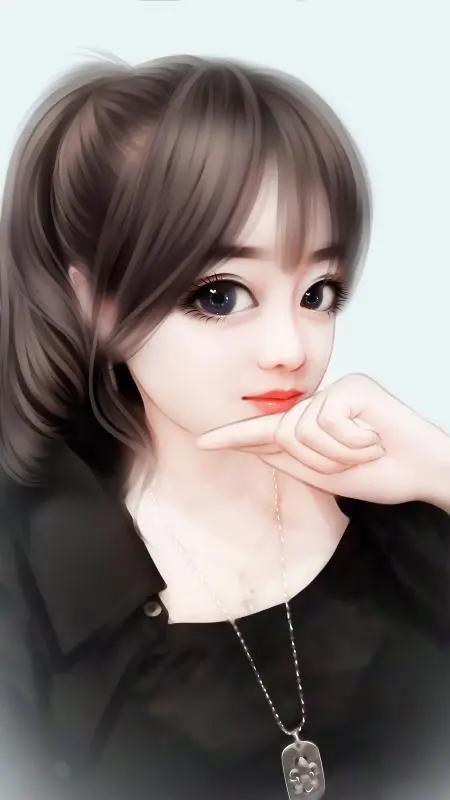 微信头像芭比公主,女孩子微信头像有个小孩