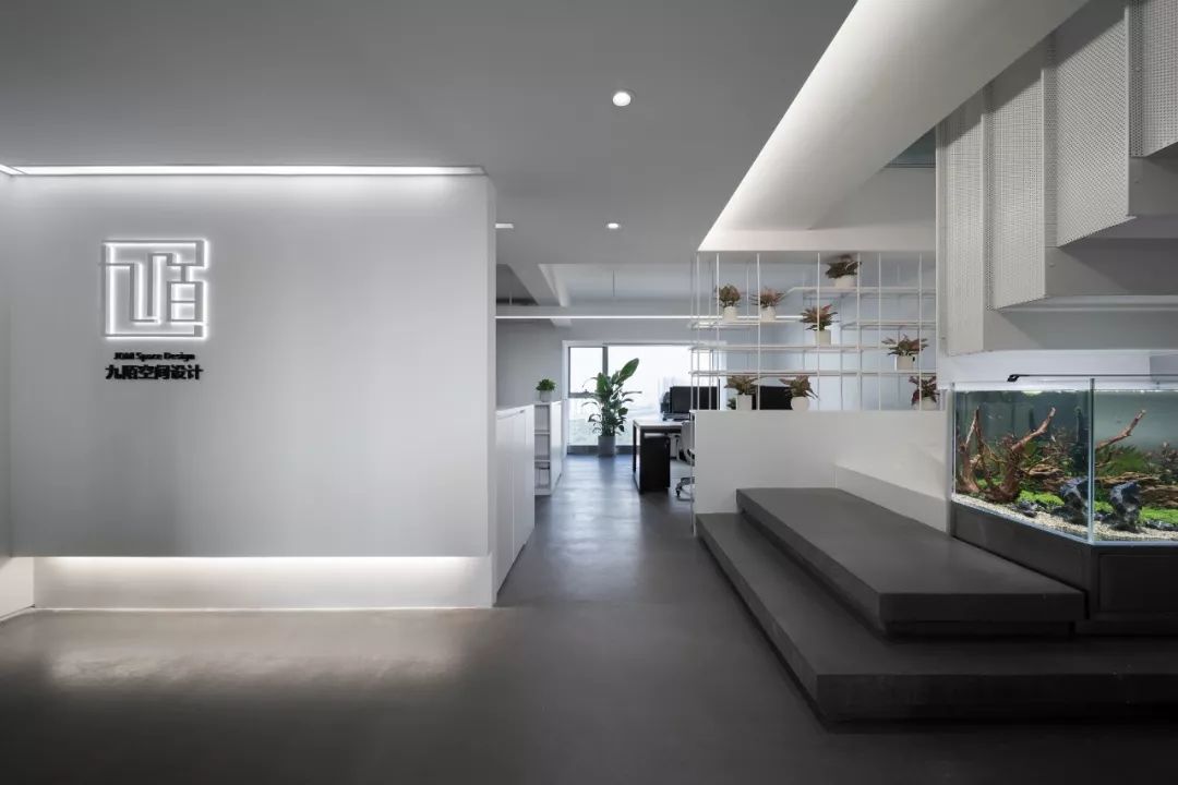 简约开放办公区设计,郑州办公空间设计风格