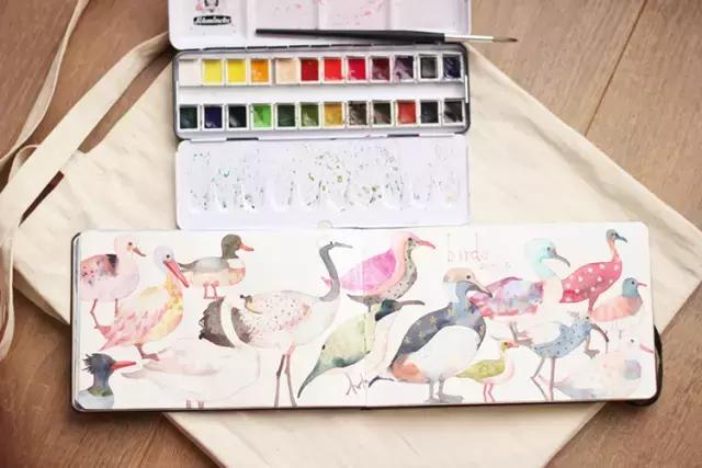 自己做ins插画卡片少女心 (少女心简单插画可爱小图案)