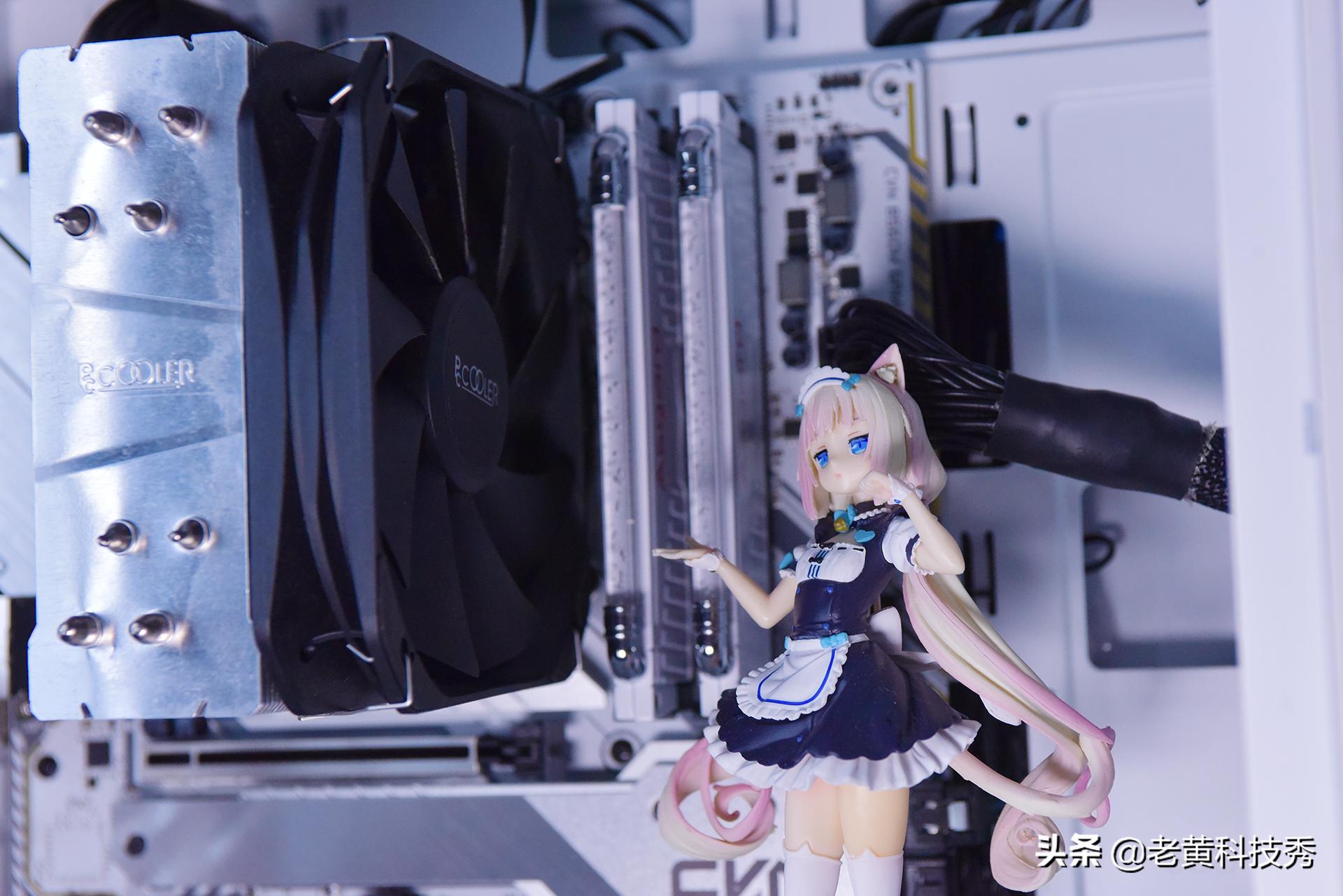 白色主机无显卡搭配,纯白主机配黑机箱