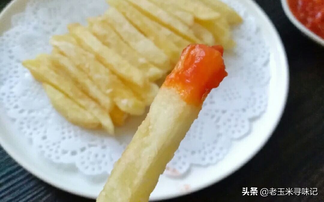 薯条怎么做又简单又脆又好吃,用纸做爆炸小薯条