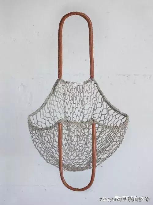挂式收纳网袋钩织,钩织各种购物网袋收纳神器教程
