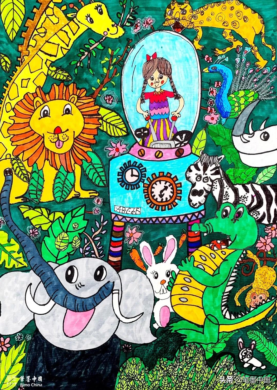 笔墨中国画画大赛作品图片,笔墨中国第五届大赛