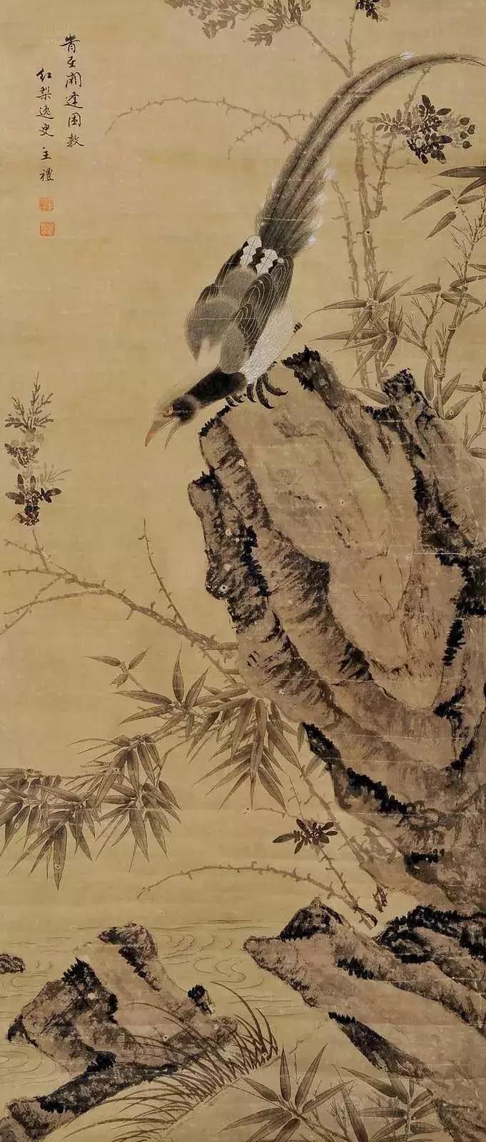 潘天寿100幅花鸟画欣赏,潘天寿花鸟画简史