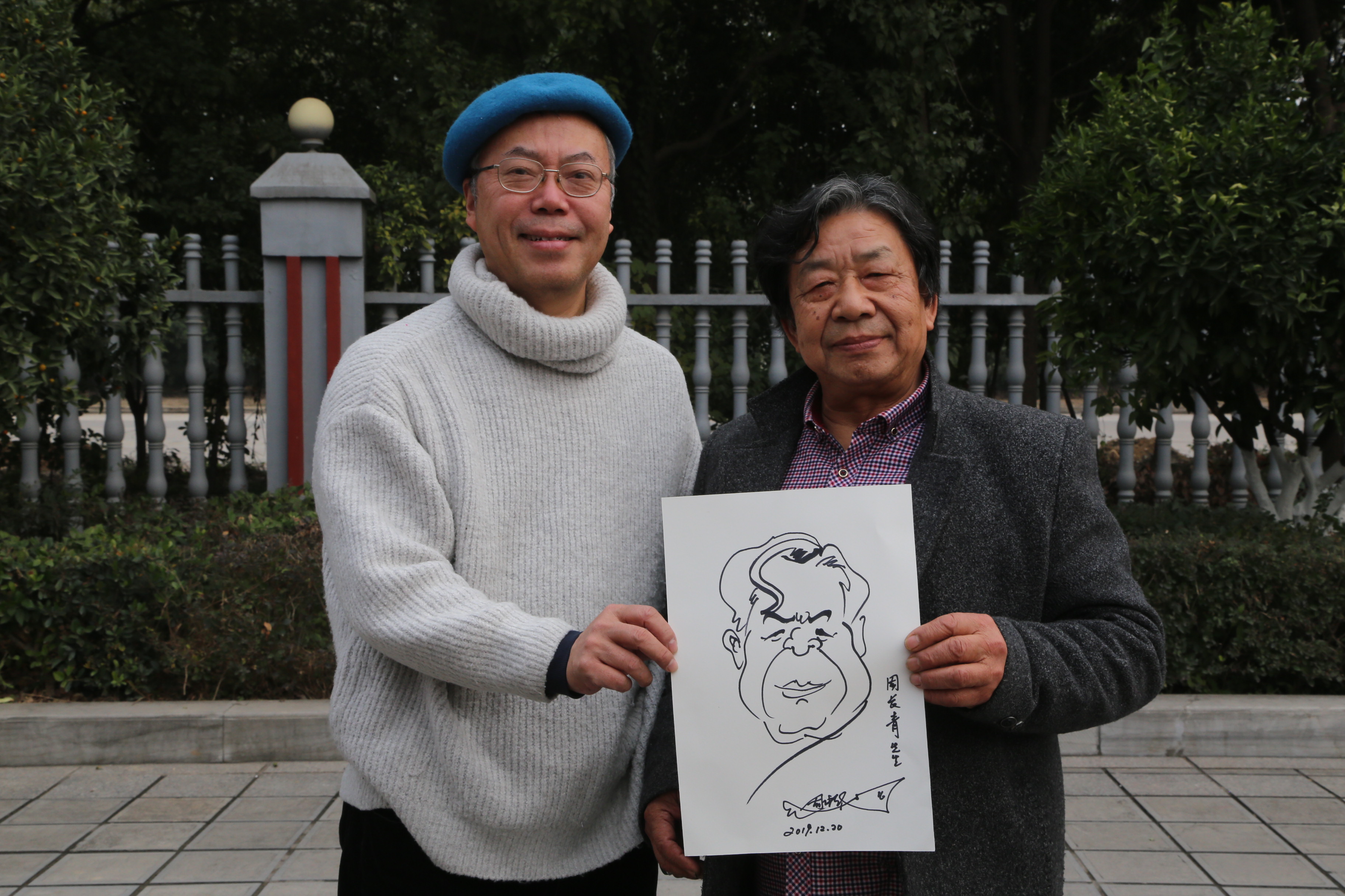 武汉画家专画老武汉风情,湖北画家高清人像