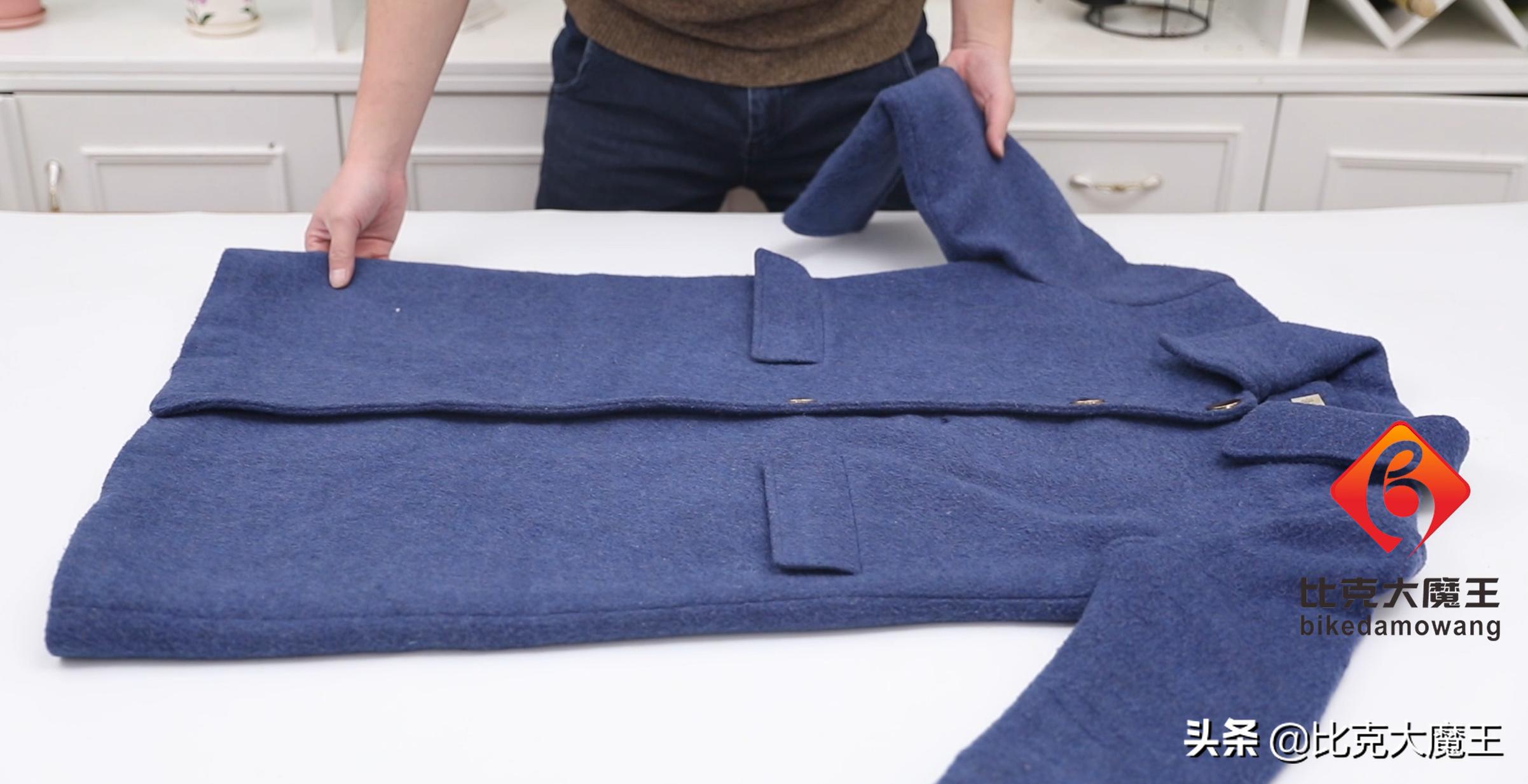 厚衣服怎么叠比较省空间,怎么叠厚衣服省空间行李箱