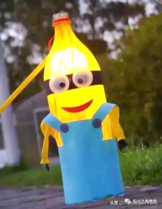 幼儿园小班元旦亲子手工立体灯笼,手工亲子灯笼