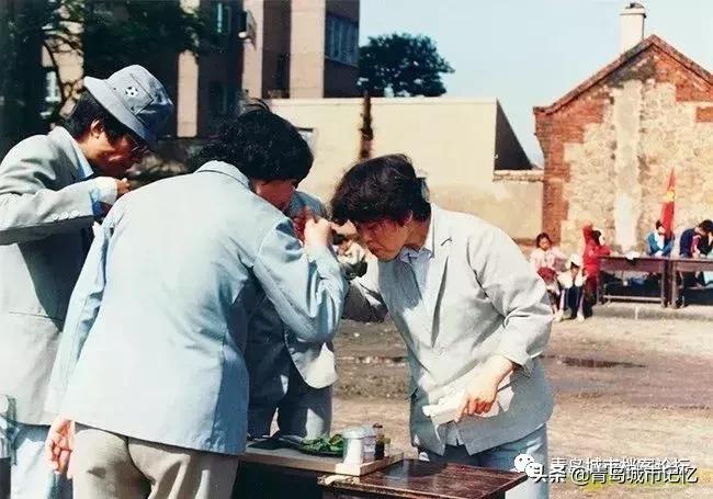 青岛四方小村庄老照片,青岛汉口路小学老照片