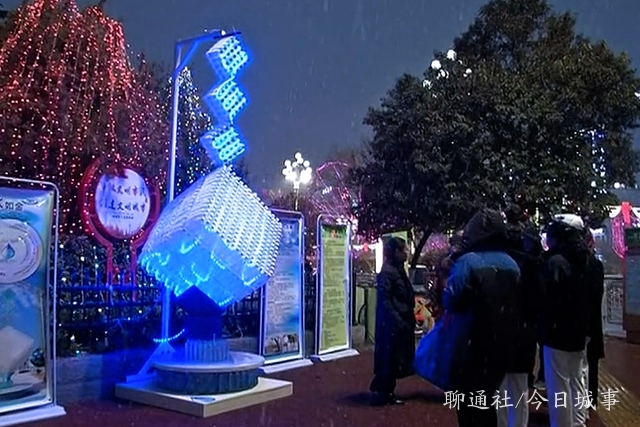 聊城古镇花灯制作,聊城创意花灯图片