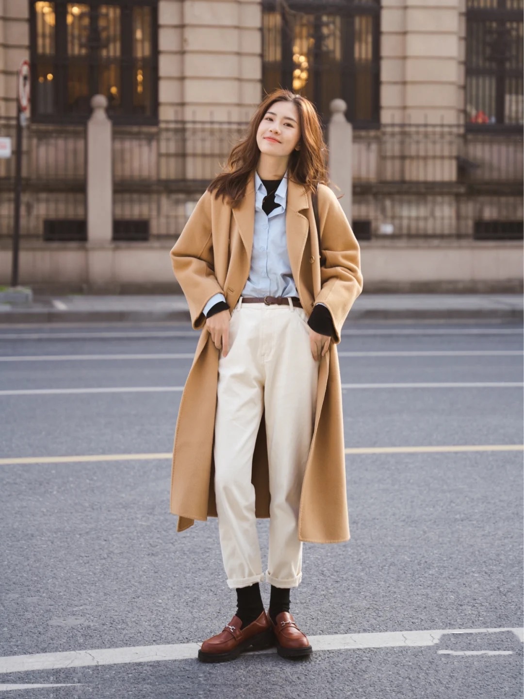 人见人爱大衣,人见人爱的甜美穿搭