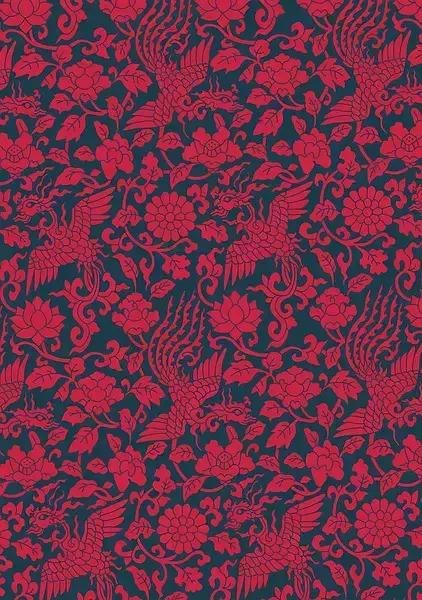 庄重华美的中国古典纹样,东方纹样图植物