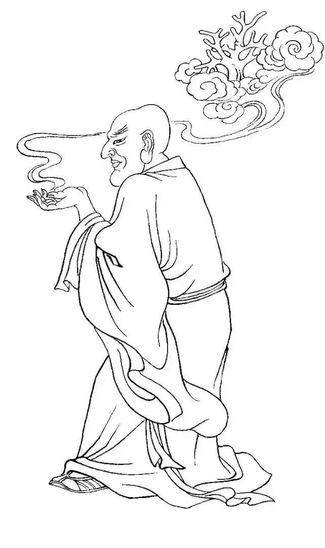 白描佛像线稿图片大全,白描佛像画法图片大全