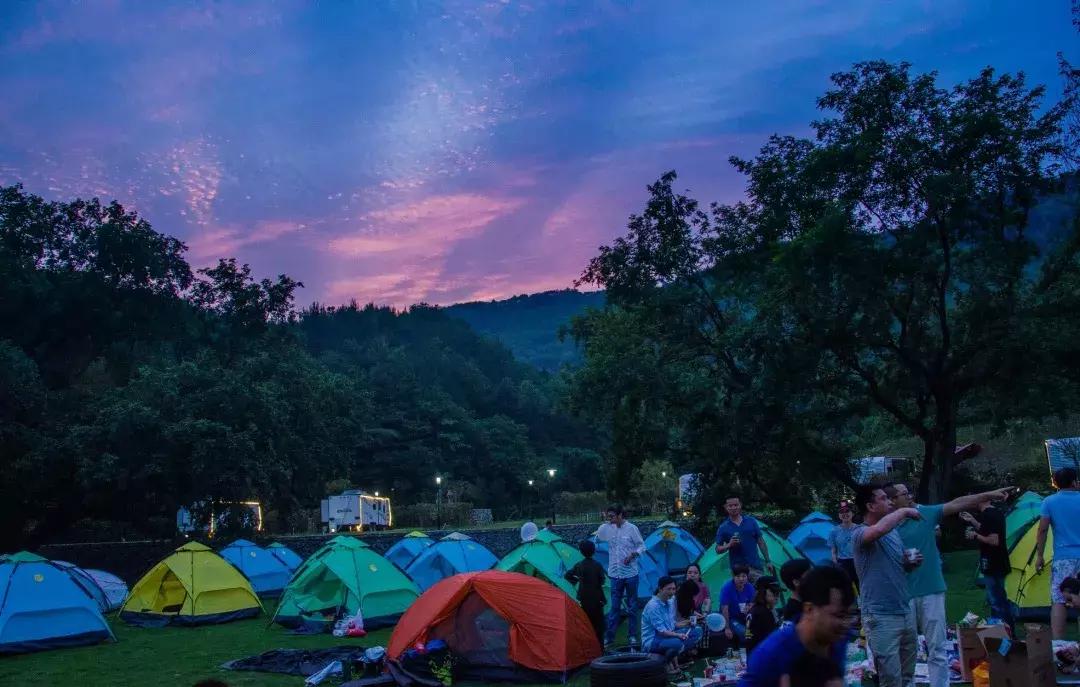 宁波露营基地过夜看日出,宁波晴江岸露营地