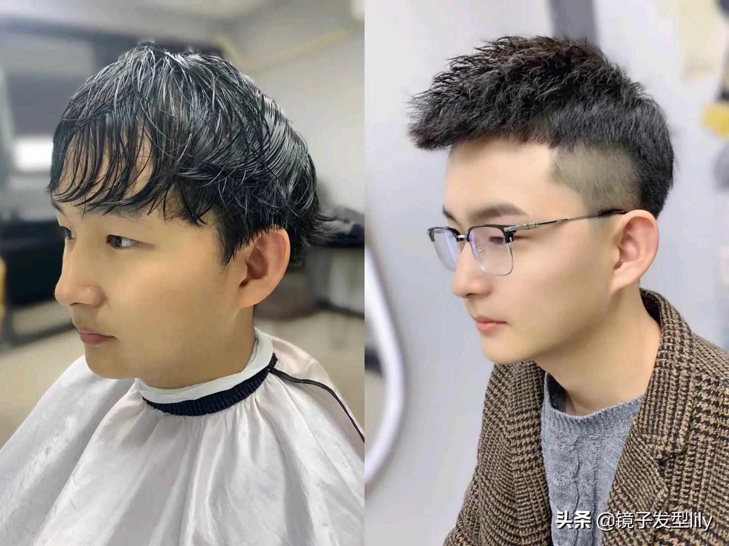 最新款流行剪头男发,男发这样剪时尚显年轻很有造型感