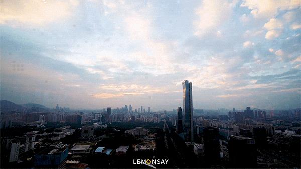 深圳海边观景酒店,深圳高层酒店窗外夜景