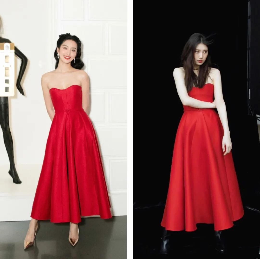 中韩女星撞衫只有林允儿能赢,中韩顶级仙女刘亦菲和孙艺珍撞衫