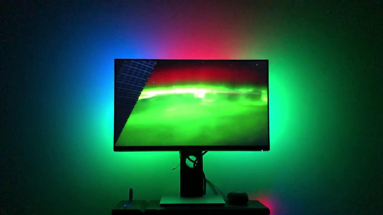 飞利浦流光溢彩显示器,制作电脑显示屏的原理