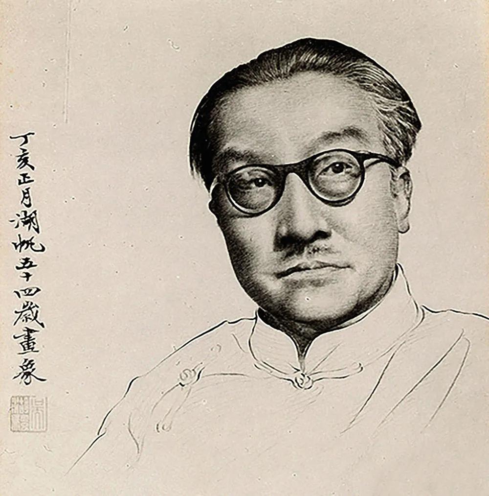 中国画家吴湖帆作画,吴湖帆山水长卷