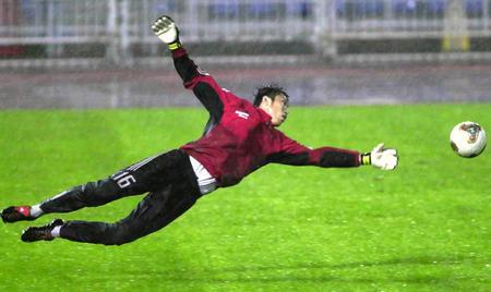 足球守门员教学指导思想,足球教学训练守门员射门