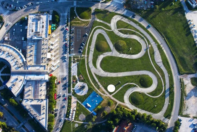 一条景观步道,一条景观路设计图片