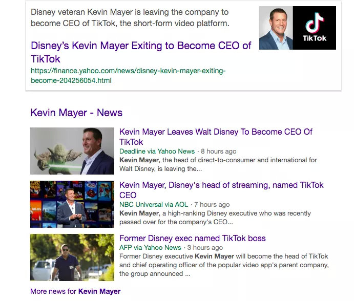 四大互联网巨头字节跳动,迪士尼高管为何加入字节跳动