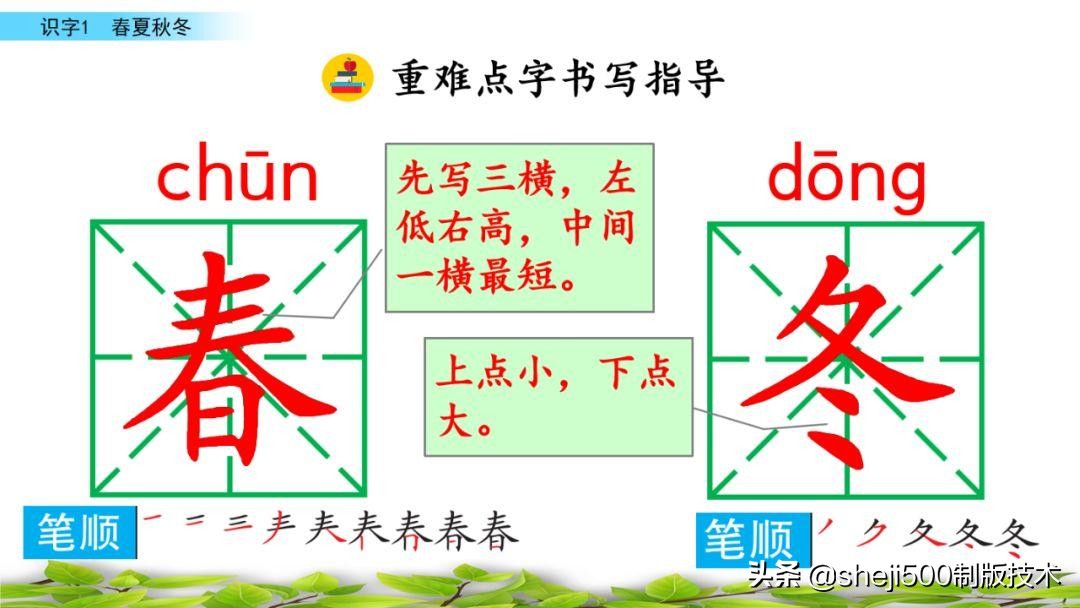 一年级下册识字春夏秋冬生字视频,一年级语文下册春夏秋冬课文朗读