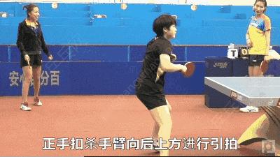 讲解平高球技术动作,高手杀球慢动作