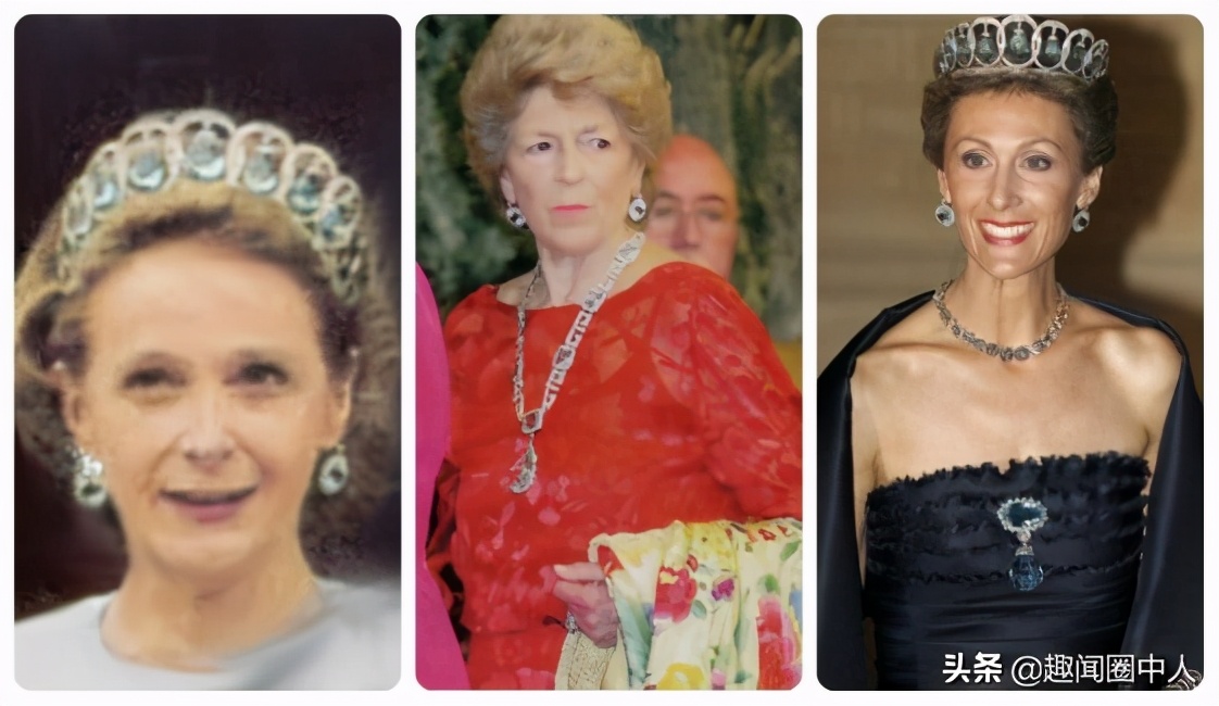 黄金镶嵌海蓝宝,王室顶级珍贵珠宝