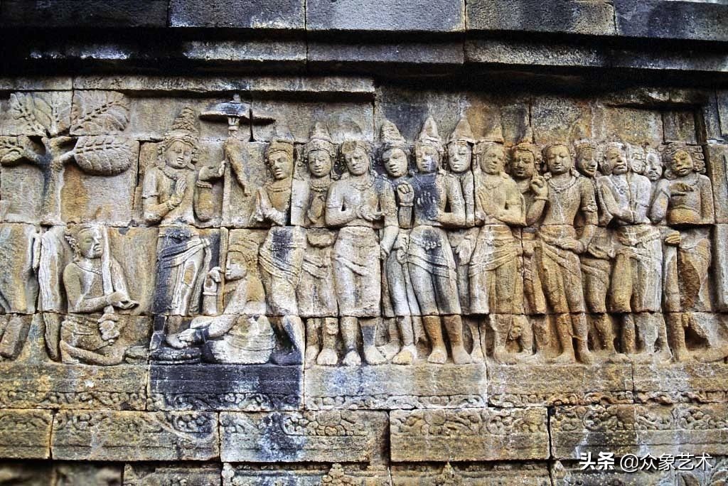 世界最大的佛寺在哪里,婆罗浮屠塔附近寺庙